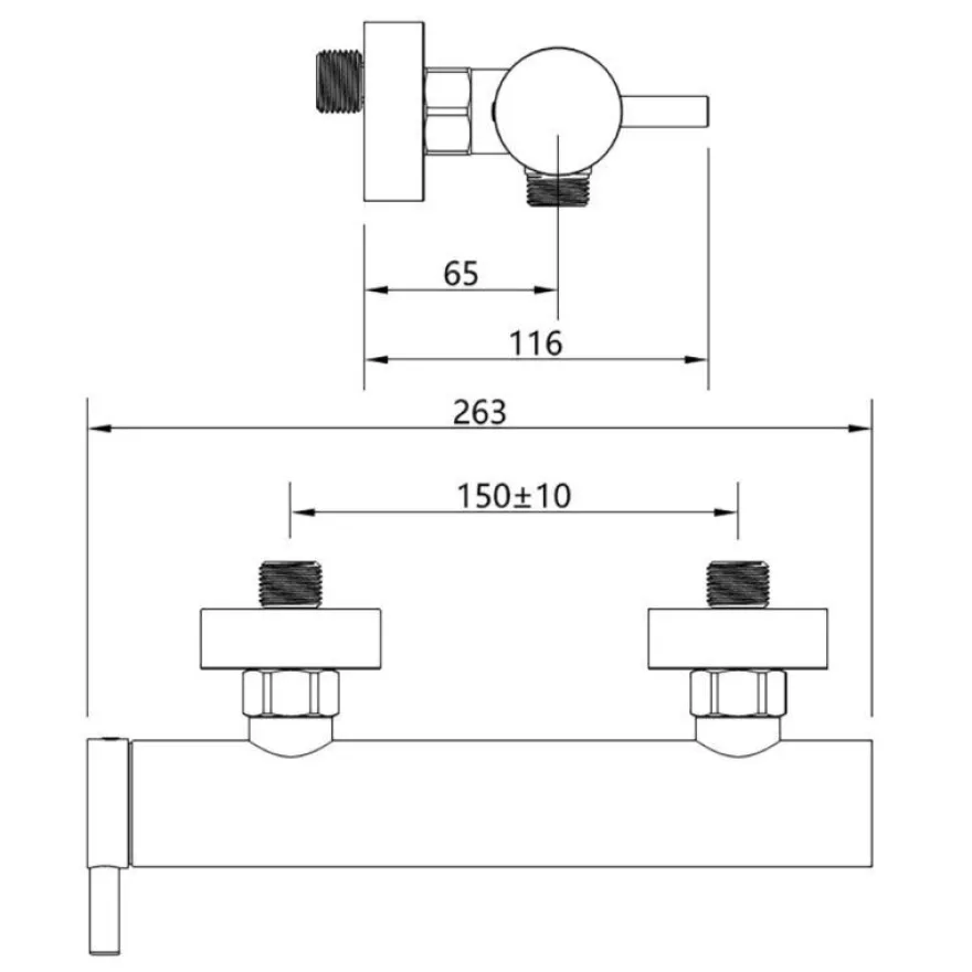 Beitz & Walz Aqvadesign Brause-Ehm. 1/2