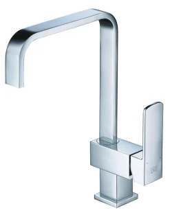 Beitz & Walz Aqvadesign Spültisch-Ehm. Hebel seitlich eckig, chrom