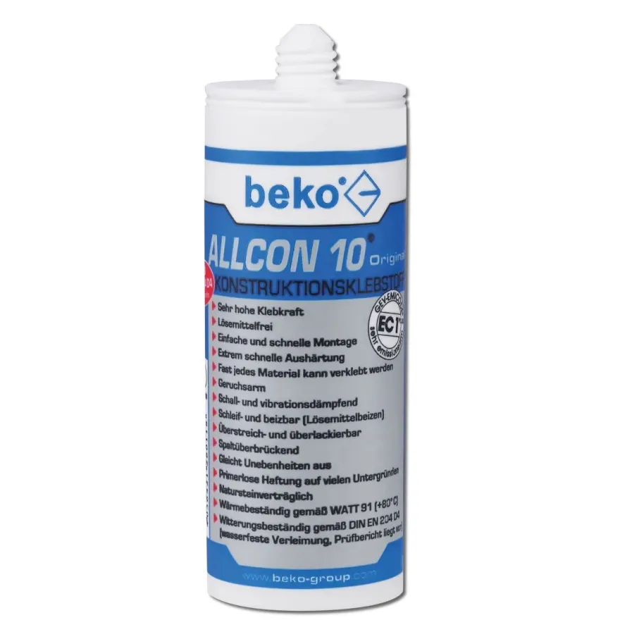 beko Allcon 10 Konstruktionsklebstoff 150ml Montagekleber Baukleber Alleskleber