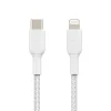 Belkin Lightning/USB-C Kabel ummantelt mfi 2m weiß
