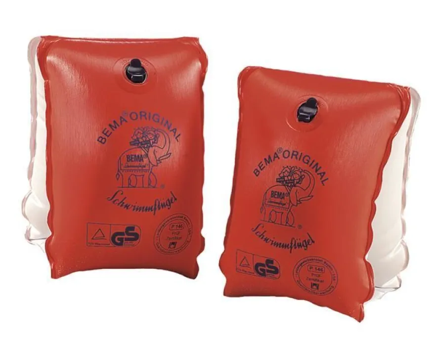 Bema Schwimm-Flügerl Schwimmflügel Orange Grösse 0 für Kinder von 1-6 Jahren (11-3