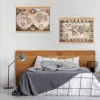 Benjia Magnetische Posterschiene aus Teakholz, 35cm, 2er Pack - Einfache und