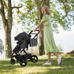 Bergsteiger Nizza 3 in 1 Kinderwagen Babyschale und Isofix Station optional