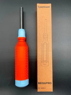 Berner Megapro 14 in 1 Magazin Schraubendreher 123591 Bit Depot orange