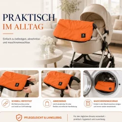 Best For Kids Kinderwagen Handwärmer - Universell, Wasserdicht & Kuschelig, Winter