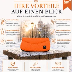 Best For Kids Kinderwagen Handwärmer - Universell, Wasserdicht & Kuschelig, Winter