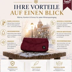 Best For Kids Kinderwagen Handwärmer - Universell, Wasserdicht & Kuschelig, Winter