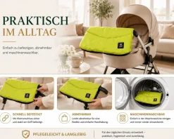 Best For Kids Kinderwagen Handwärmer - Universell, Wasserdicht & Kuschelig, Winter