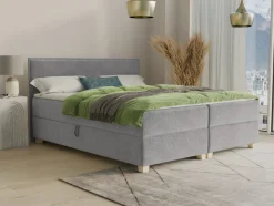Bett FREN mit Bettkästen Boxspringbett Bonell-Matratze Doppelbett Topper Bettgestell