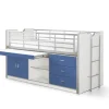 Bett Hochbett 2 Bonny Mehrfarbig 90x200 cm