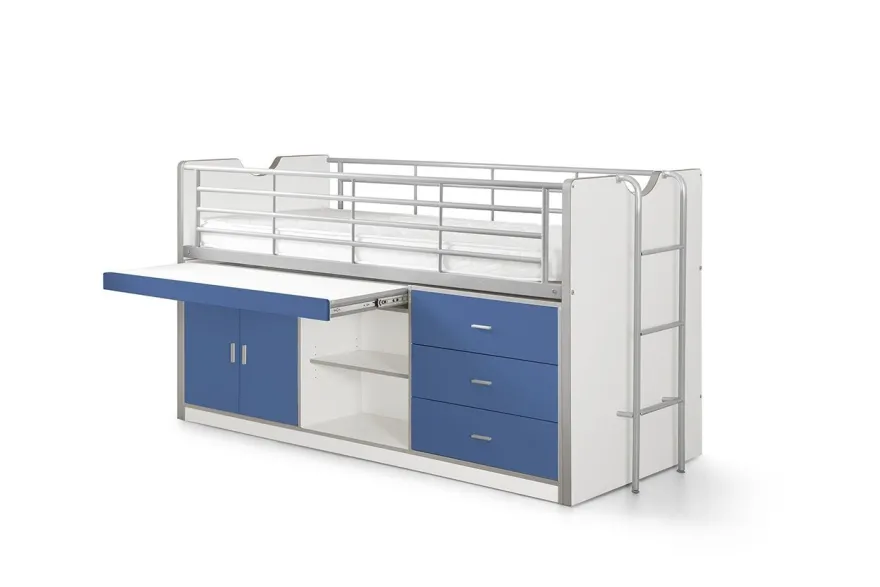 Bett Hochbett 2 Bonny Mehrfarbig 90x200 cm