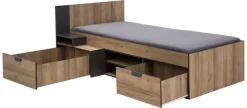 Bett Nano NA13 Jugendzimmer Einzlelbett Bettgestelle 90x200 cm Bettrahmen
