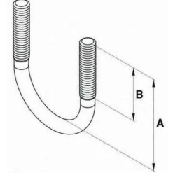 B?gelschraube, galvanisch verzinkt, 3