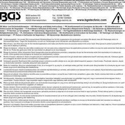 BGS-790-4 Winkelschlüssel extra lang Innensechskant / Innensechskant mit Kugelkopf 4