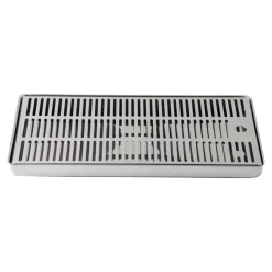 BieTal® Tropfschale Tropfkasten Edelstahl Lochplatte Aufbau Theke Bar Auflegen