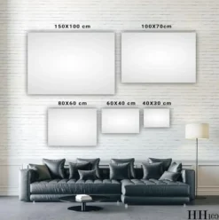 Bild Schlafzimmer Erotik | Wohnzimmer Bild | Goldene Lippen | XXL Wandbild |
