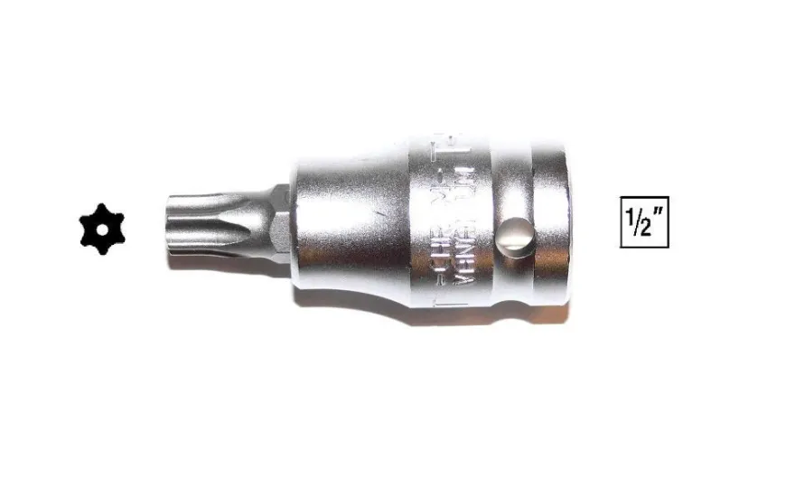 Bit Torx Tamper T20, 25, 27, 30, 40 mit Stecknuss 1/2
