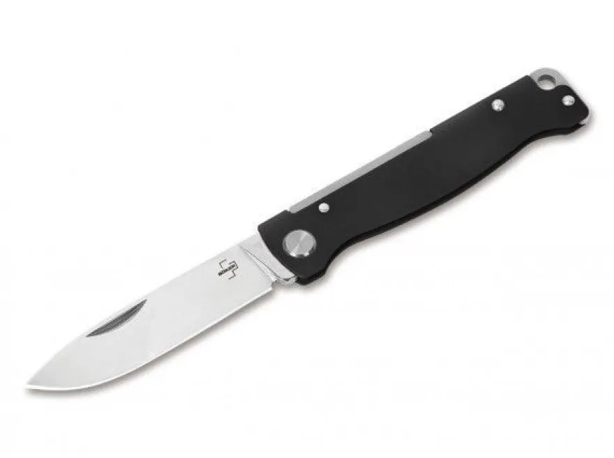 Böker Plus Atlas Black, Taschenmesser mit Edelstahl Griff