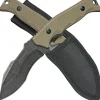Black Ice Jagdmesser Outdoormesser Hunter III G10 Beschalung mit Gürteletui