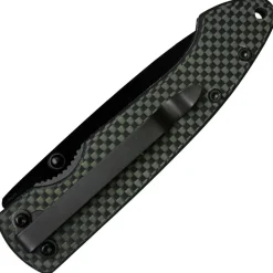 Black Ice Keramik Taschenmesser Modell 6102GCF Carbon Griff Liner Lock