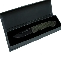 Black Ice Keramik Taschenmesser Modell 6102GCF Carbon Griff Liner Lock