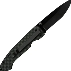 Black Ice Keramik Taschenmesser Modell 6102GCF Carbon Griff Liner Lock