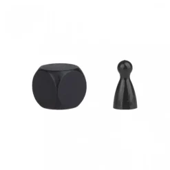 Blankowürfel - 20mm - schwarz