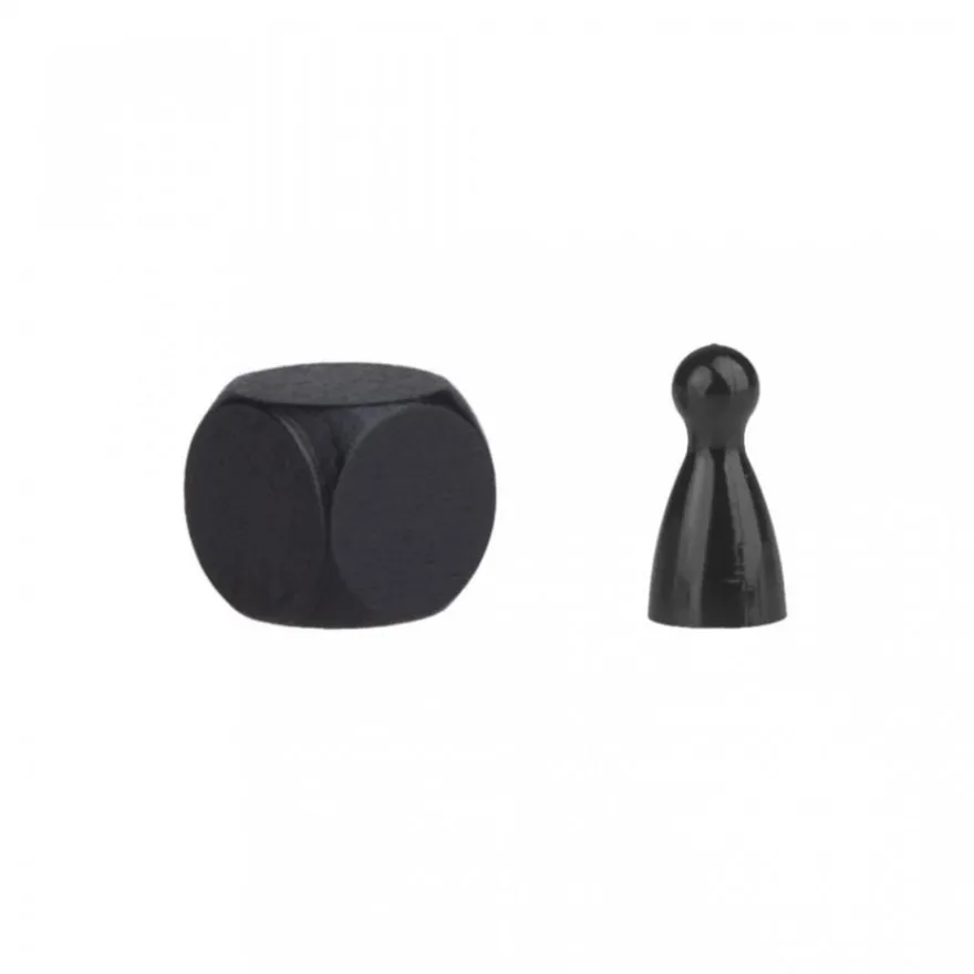 Blankowürfel - 20mm - schwarz