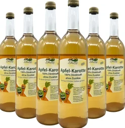 Bleichhof® Apfelsaft mit Karottensaft - Direktsaft, vegan (6x0,72l)