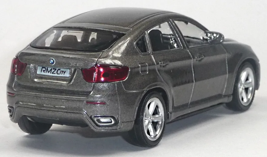 BMW X6 SUV Modellfahrzeug grau metallic ca. 1:43 / 10cm Neuware