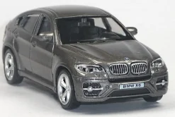 BMW X6 SUV Modellfahrzeug grau metallic ca. 1:43 / 10cm Neuware
