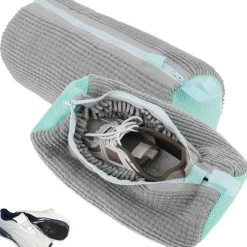 BOBASH 2Pcs Schuhe Waschbeutel für Sneaker, 39x19cm, Wiederverwendbar, mit