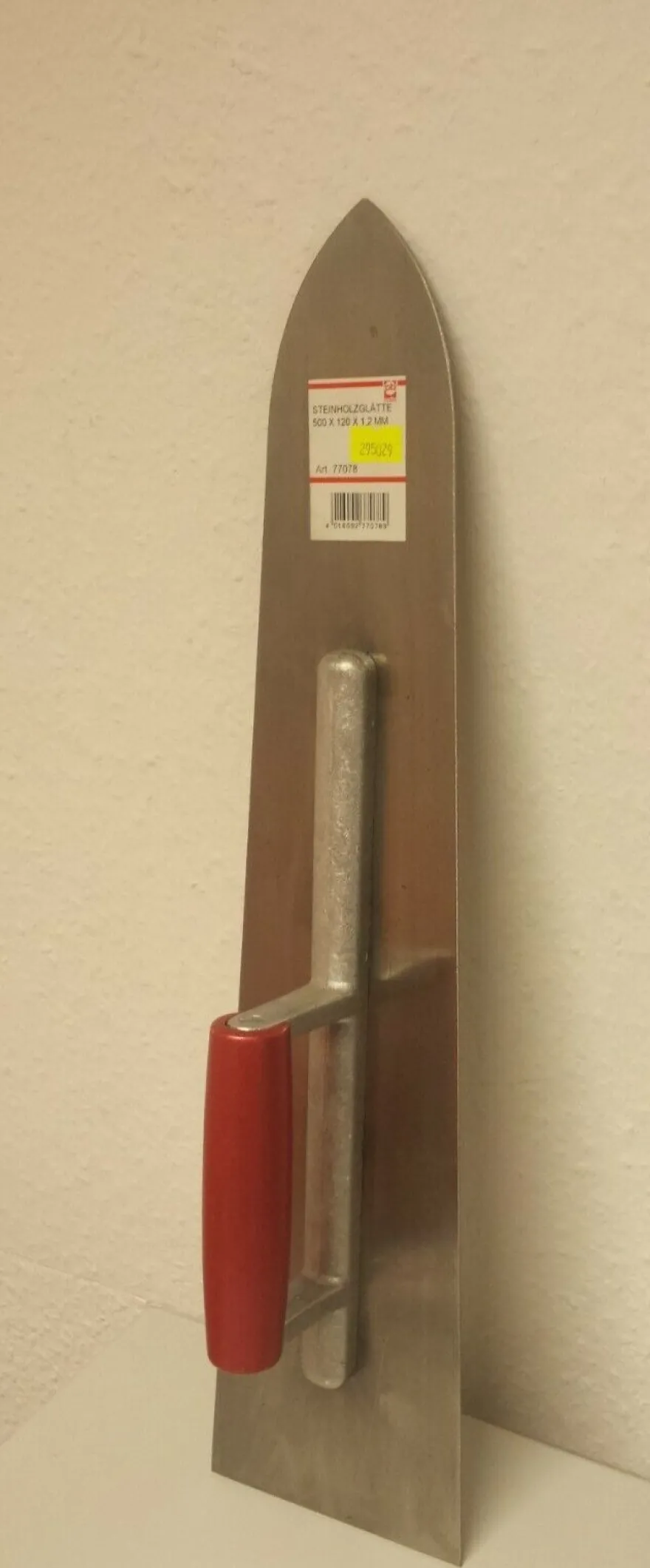 Bodenlegerkelle Bodenlegerglätte verschiedene Größen mit Holzgriff