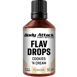 Body Attack Flav Drops 50ml flüssige Aromen Flavor