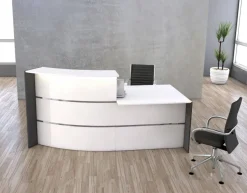 Bogentheke Marseille mit Beratungsplatz 231 x 122,5 x 112cm