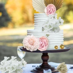 Boho Tortendeko Set 29-teilig mit Blumen und Palmen für Geburtstag Hochzeit