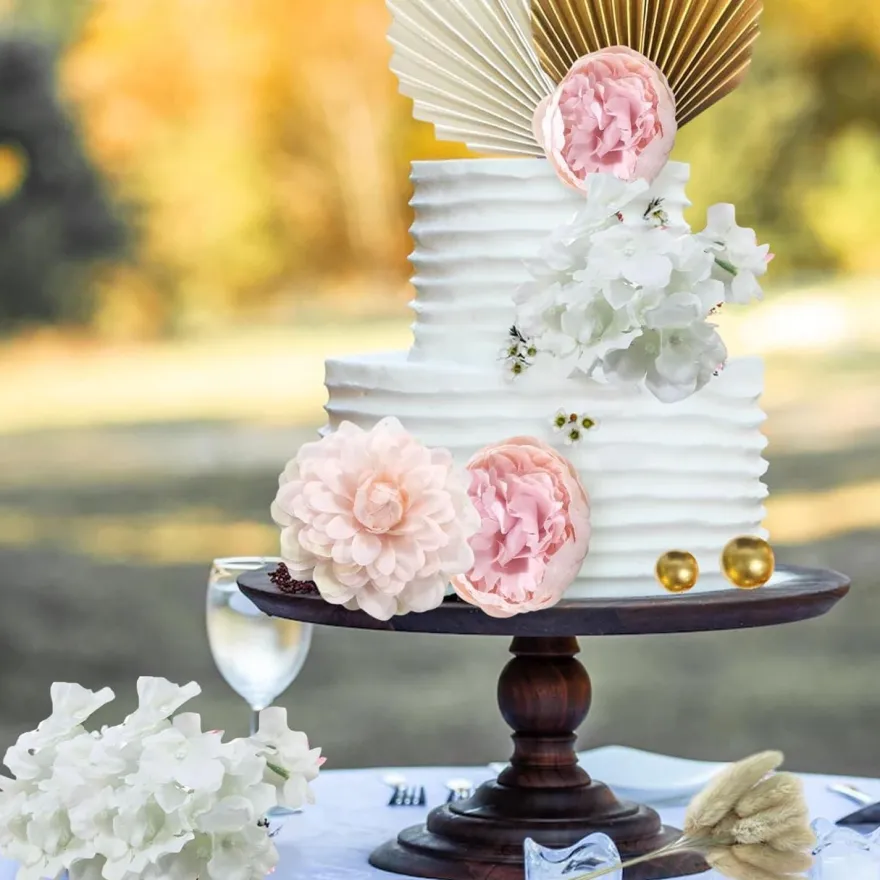 Boho Tortendeko Set 29-teilig mit Blumen und Palmen für Geburtstag Hochzeit