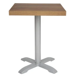 Bolero Tischplatte quadratisch in Eiche rustikal und 600x600x48mm