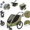Bollerwagen Kinder 509 Trekker II für 2 Kinder in Grau robust : grau
