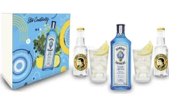 Bombay Sapphire Gin Tonic Geschenkset - Bombay Sapphire London Dry Gin 0,7L (40% Vol