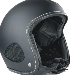 Bores Helm SRM Slight 4 Finale Jethelm mit Leder Innenfutter Matt Schwarz