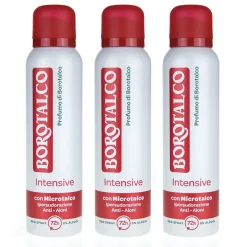 Borotalco Roberts Intensive Deodorant mit Micro-talk 3x 150 ml ohne Alkohol