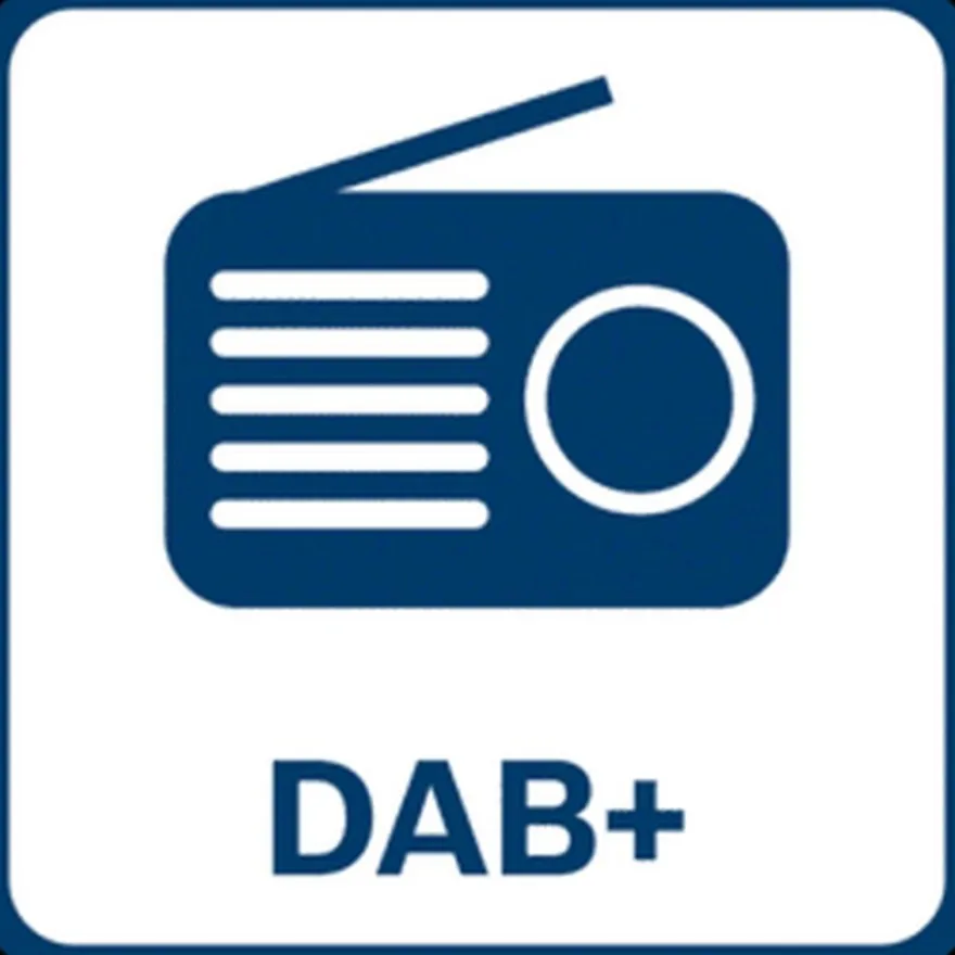 Bosch Baustellenradio DAB+ GPB 18V-2 SC 06014A3100 flexibles Digitalradio