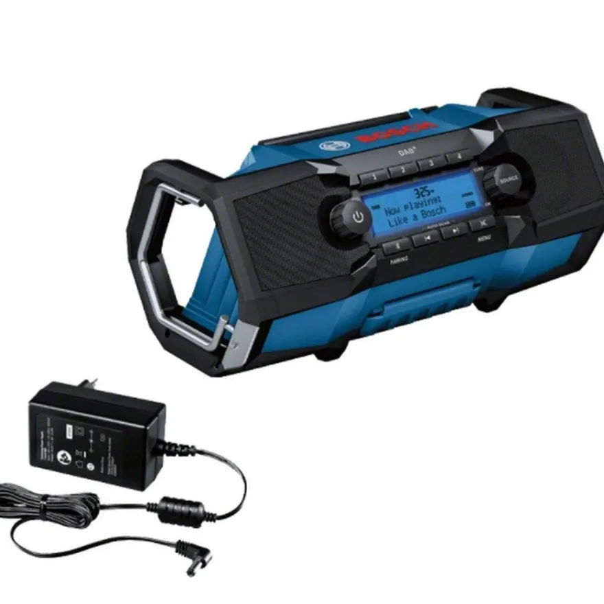 Bosch Baustellenradio DAB+ GPB 18V-2 SC 06014A3100 flexibles Digitalradio