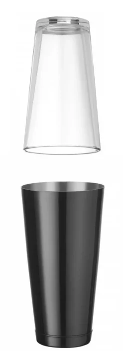 Boston Shaker, BarUp, 0,8L, Schwarz, øx(H)mm