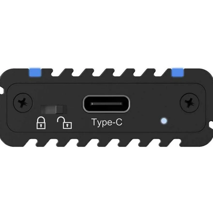 Boîtier SSD ICY BOX IB-1824ML-C31 USB 3.1 Type-C, Aluminium, RGB