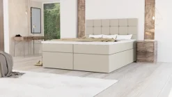 Boxspringbett Bett Ehebett Doppelbett FARO mit 2 Bettkästen