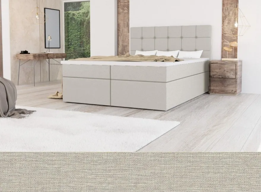 Boxspringbett Bett Ehebett Doppelbett FARO mit 2 Bettkästen