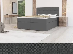 Boxspringbett Bett Ehebett Doppelbett FARO mit 2 Bettkästen