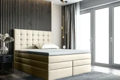 Boxspringbett MAGNUS Doppelbett Ehebett Bettkasten 140 160 180 200 Taschenfeder